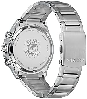 Citizen Relógio cronógrafo masculino Eco-Drive Weekender em aço